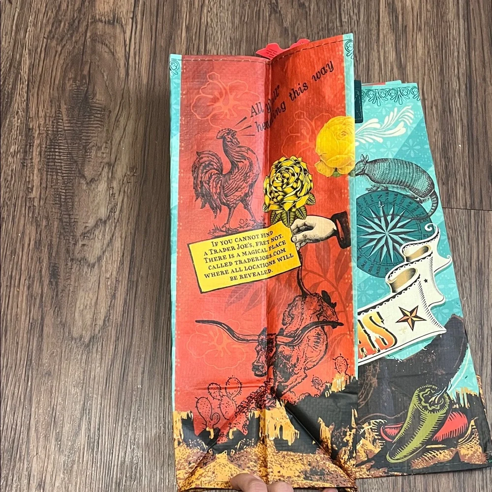 Trader Joe's TEXAS Mystery Bag Reusable Tote Bag